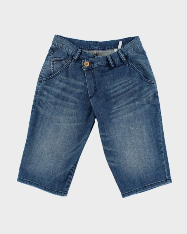 Vintage BCBG Alternative Panelling Denim Shorts - W28 L14 sold by Rokit