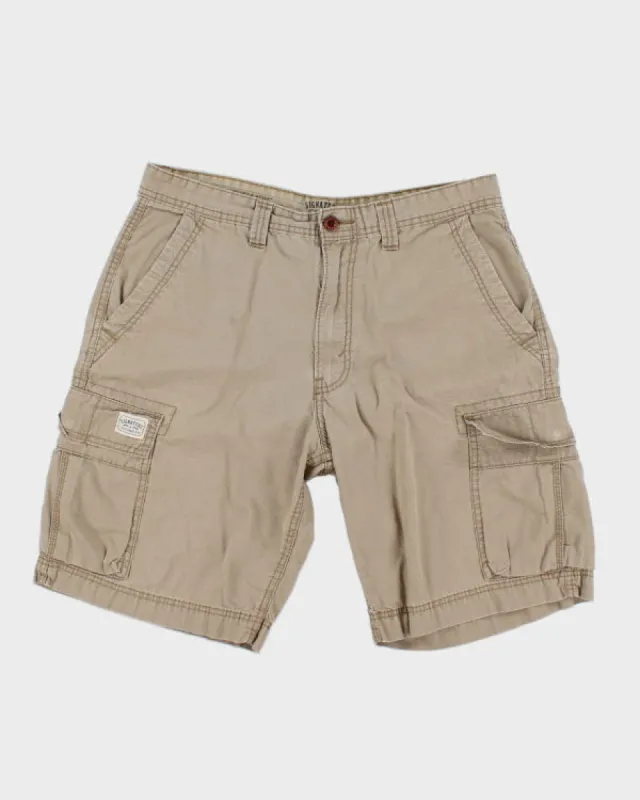 00s Levi's Beige Cargo Shorts - W34 sold by Rokit