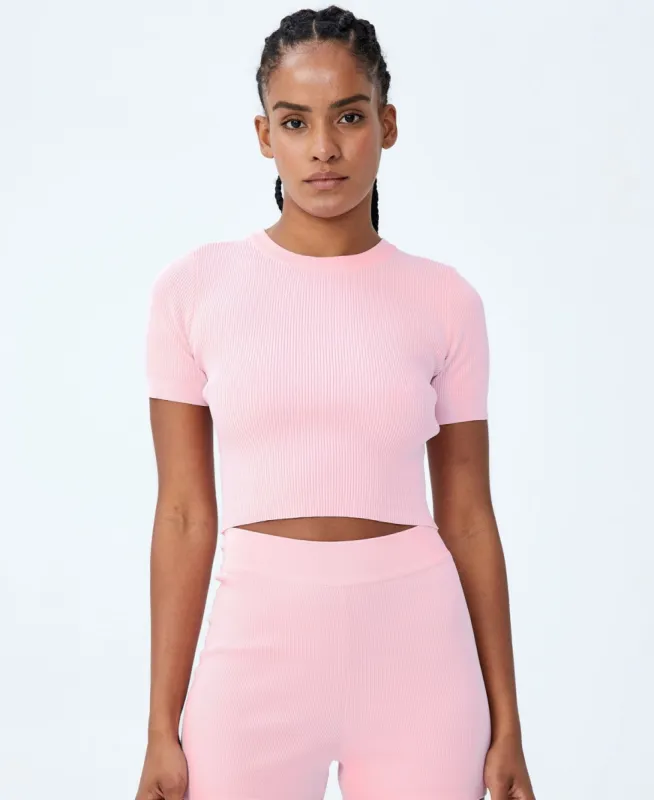 Cotton On Women's Summer Knit T-Shirt Pink Size Medium sold by Ruumur