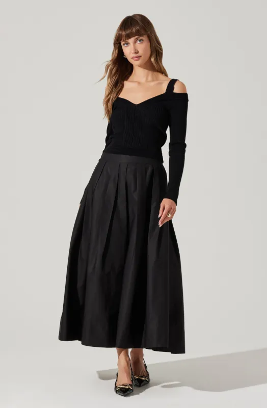 Catarina Full Midi Skirt sold by Astr