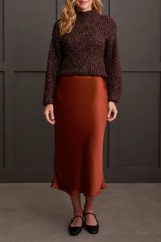 Tribal Rylie Pull-On Midi Skirt - Marsala sold by Boutique with Grace