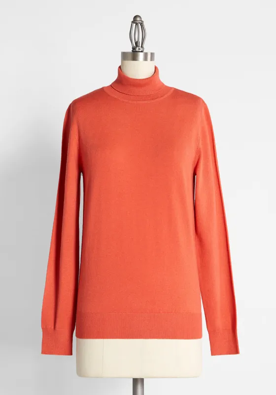 Charter School Turtleneck Sweater sold by Modcloth