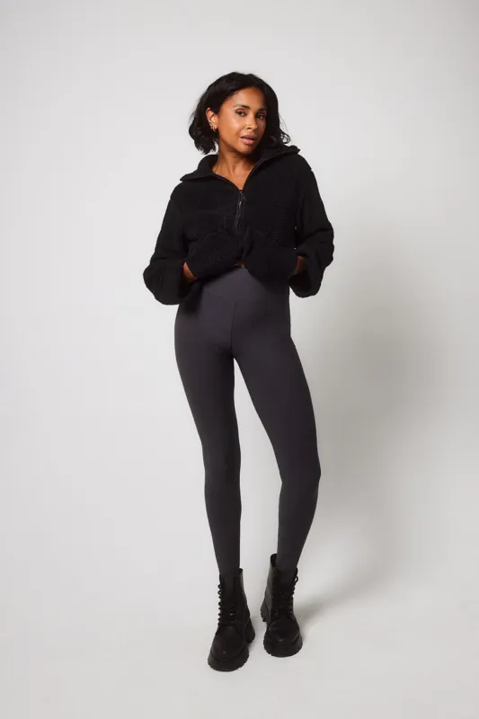 Winter Everyday High Waisted Leggings - Dark Grey sold by LOVALL