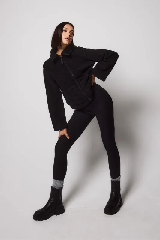 Winter Everyday High Waisted Leggings - Black sold by LOVALL