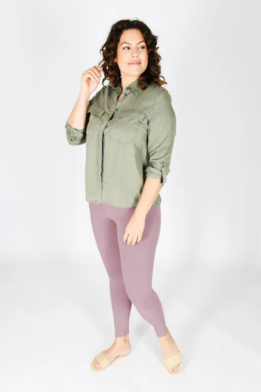 Curve Everyday Leggings - Elderberry Purple sold by LOVALL