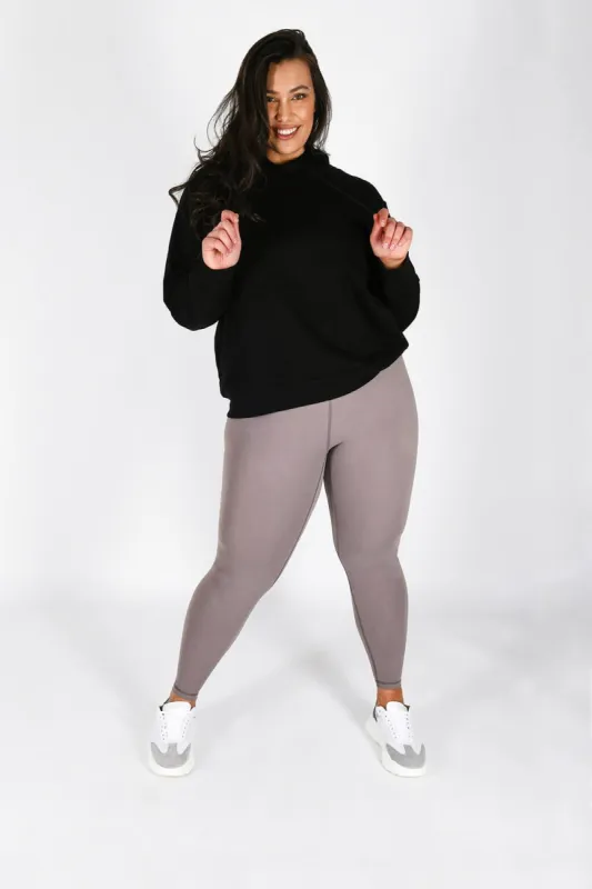 Curve Revitalise High Waisted Leggings - Mauve sold by LOVALL