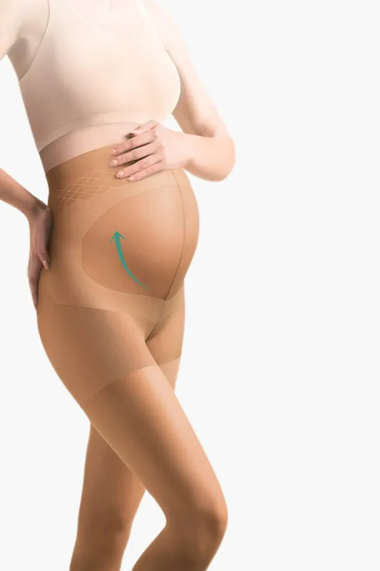 Maternity Tights 100 Denier - Beige sold by LOVALL