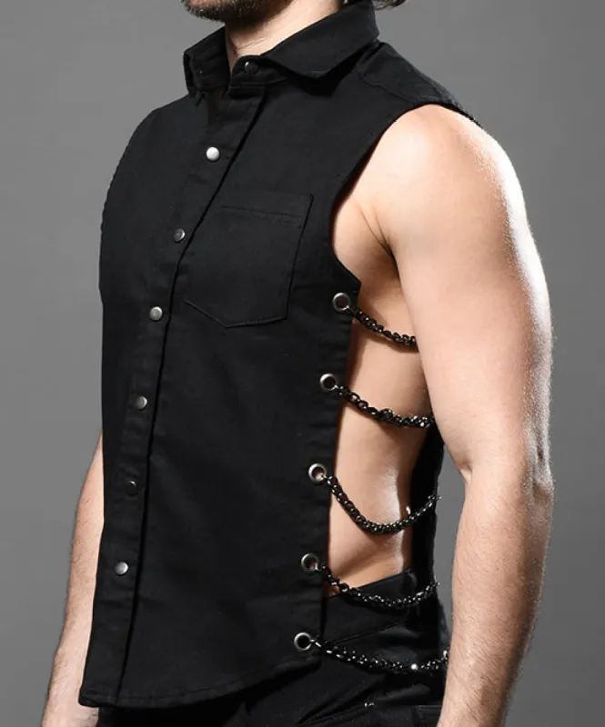 Andrew Christian F.A.G. Capsule Chain Sleeveless Shirt sold by Underwear Expert