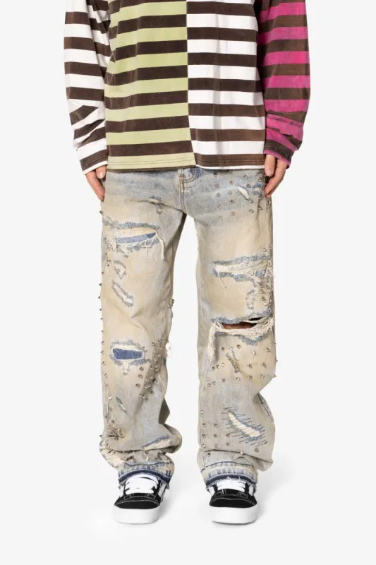 Ultra Baggy Emo Denim - Blue sold by MNML