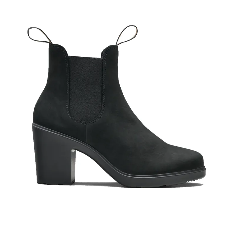 Blundstone 2460 - Women's Series High Heel Black Nubuck sold by Blundstone