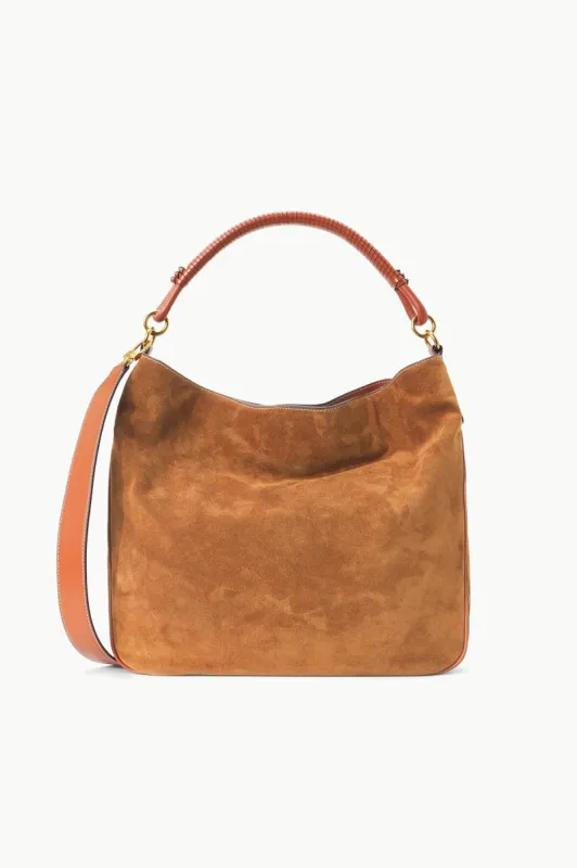 PERRY BAG | TAN SUEDE sold by STAUD