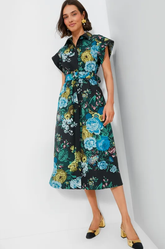 ワンピース CHLOE DRESSES Chloé Thin Strap Midi Dress In Silk Jacquard & Lace | Chloé US