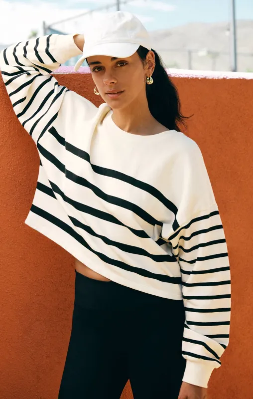 Line Up Stripe Sweatshirt sold by Z Supply