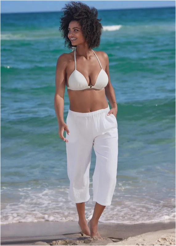 Pack And Go Pant Cover-Up - Pearl White sold by VENUS