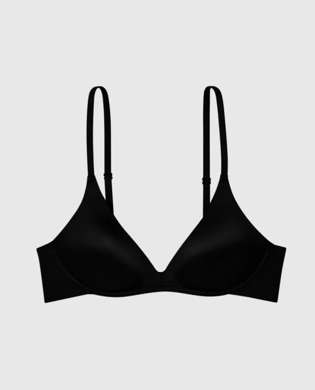 Wireless Light Lift Bra in Black sold by La SENZA