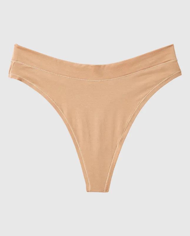 Smooth Comfort High Leg Thong Panty sold by La SENZA