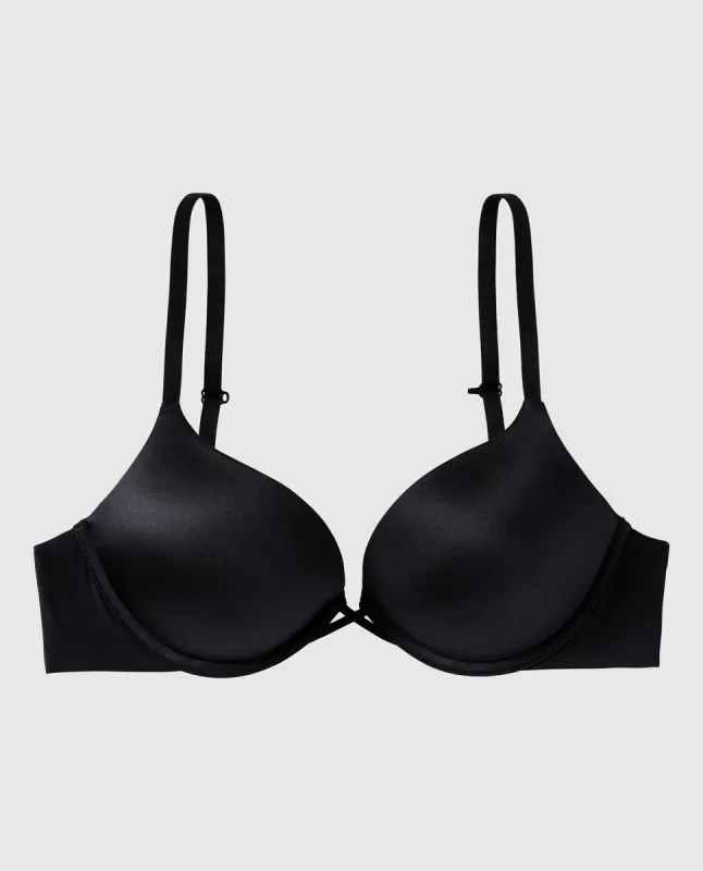 Up 2 Cup Push Up Bra in Black sold by La SENZA