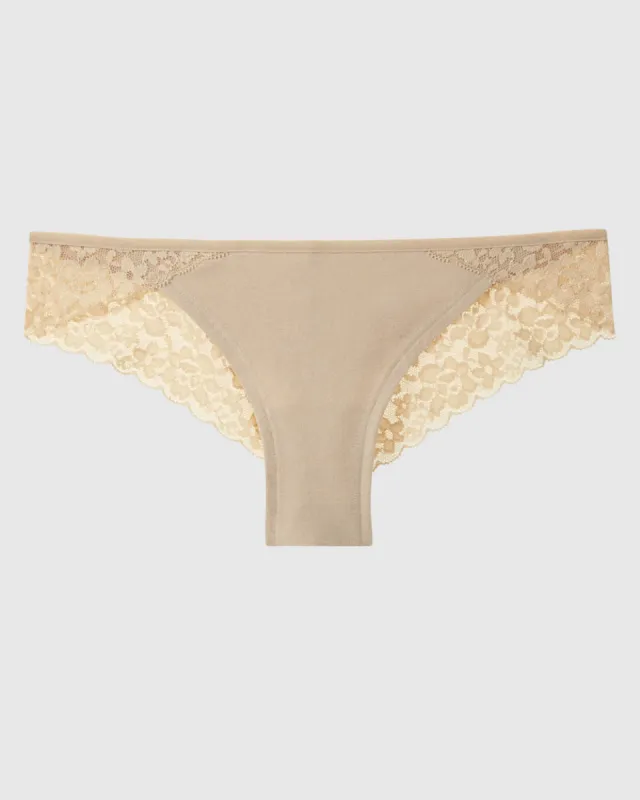 Cheeky Panty with Lace Trim sold by La SENZA