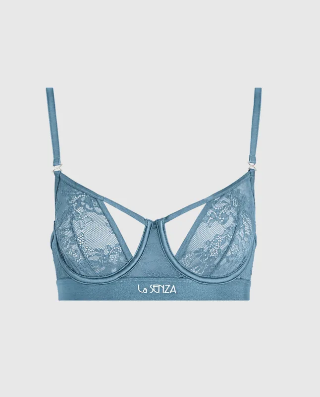 Unlined Balconette Bra with Allover Lace sold by La SENZA