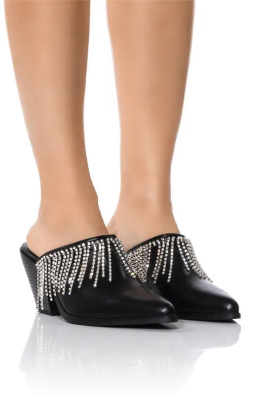 AZALEA WANG SPIRIT SLIP ON CLOG IN BLACK sold by AKIRA