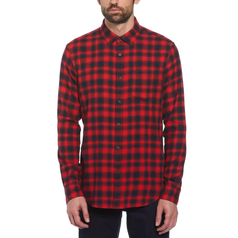 EcoVero™ Plaid Flannel Shirt sold by Original Penguin