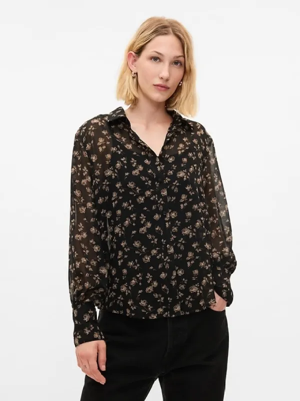 Recycled Sheer Shirt sold by GAP