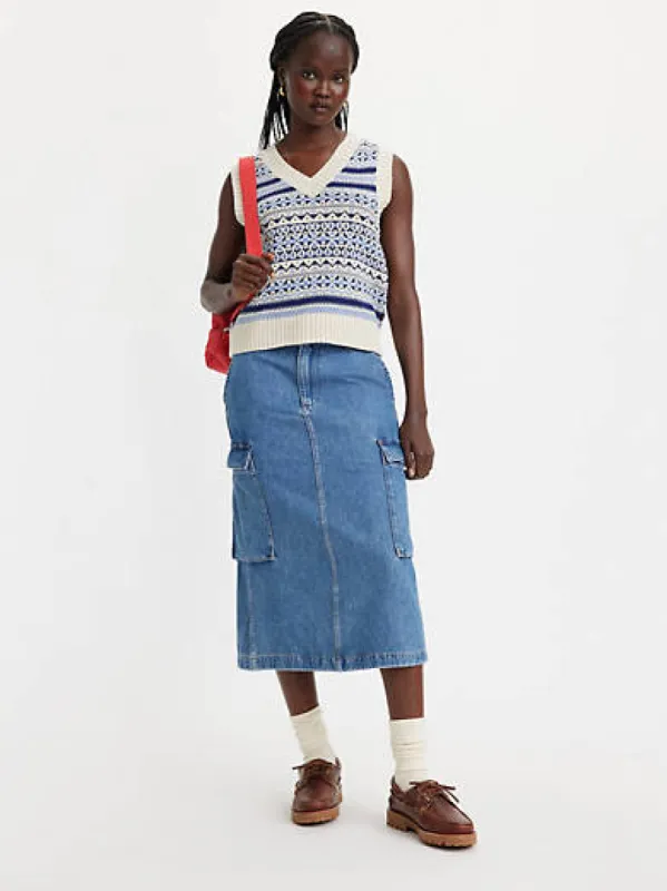 Cargo Midi Skirt sold by Levi's