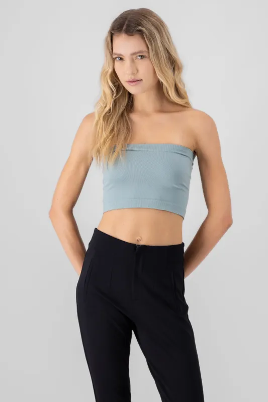 Top strapless liso sold by Shasa