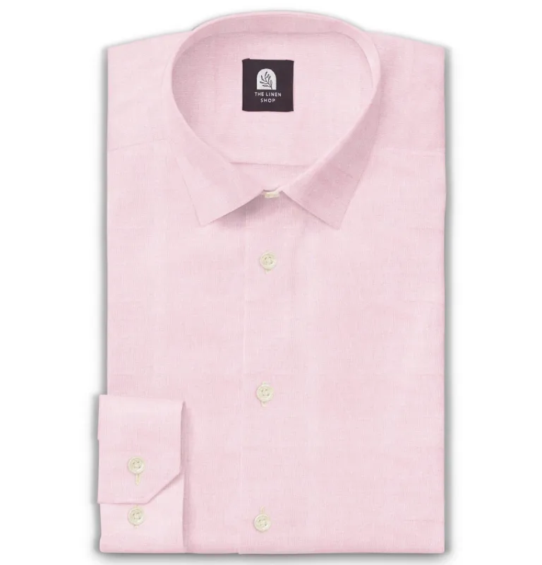 Cotton Linen - Long Sleeve - Light Pink sold by Airthreads