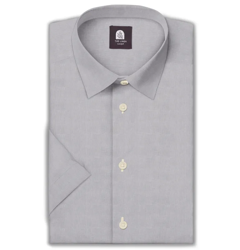 Cotton Linen - Short Sleeve - Light Gray sold by Airthreads