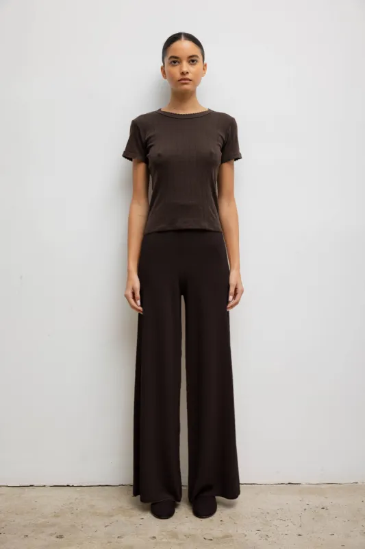 Zoe Wide Leg Pant sold by Leset