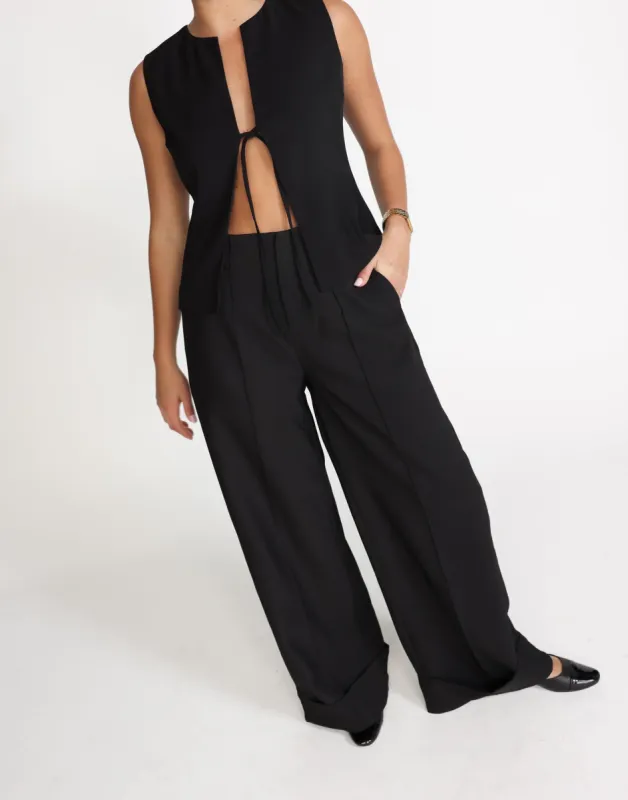 Camellia Pants (Black) sold by Charcoal Clothing