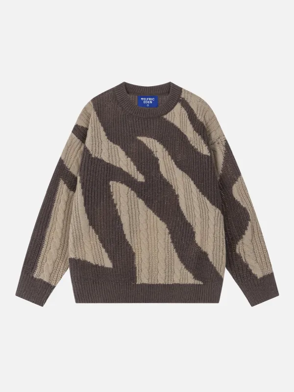 Aelfric Eden Twist Color Blocking Sweater sold by Aelfric Eden