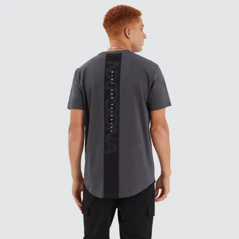 Sine Dual Curved Tee Asphalt/Black sold by Neverland