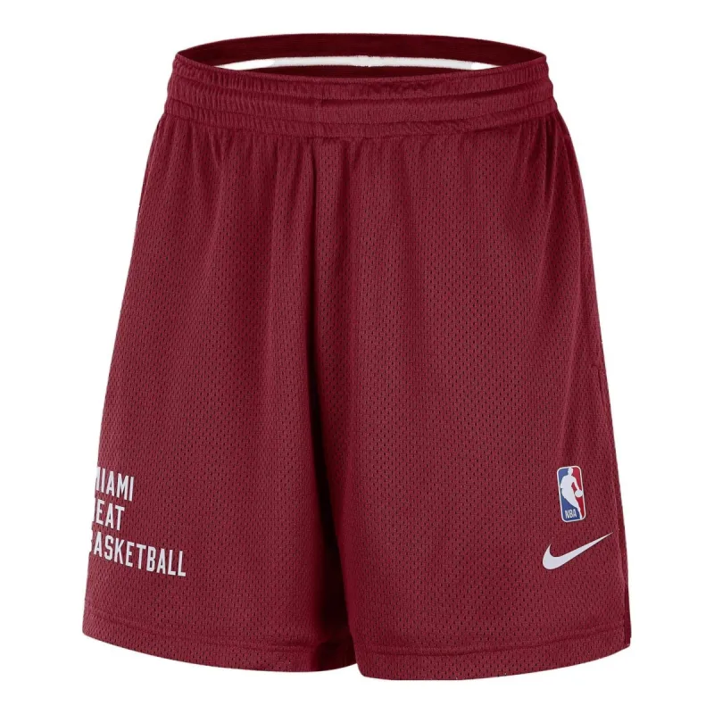 Nike NBA Mesh Shorts 'Miami Heat' FB3742-608 sold by KicksCrew