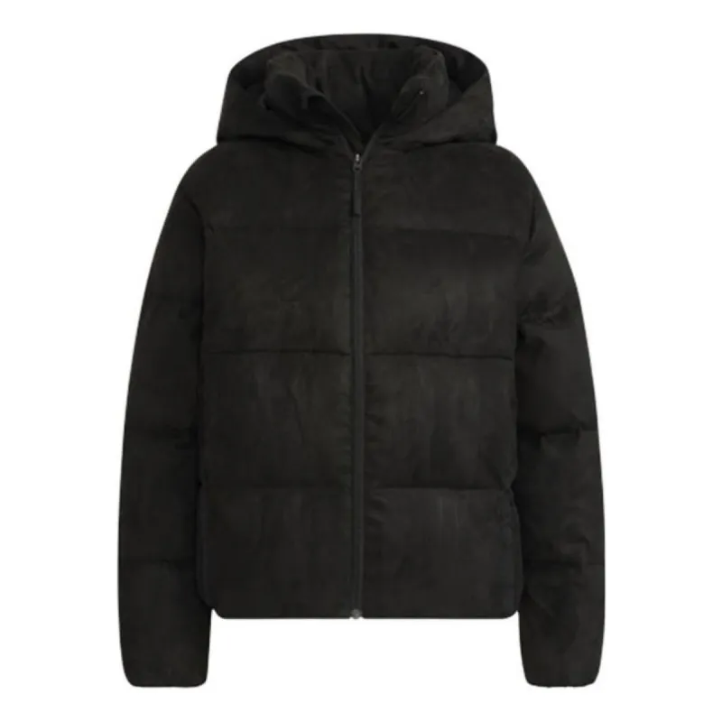 (WMNS) adidas Warm Hooded Sports Down Jacket 'Black' H20810 sold by KicksCrew