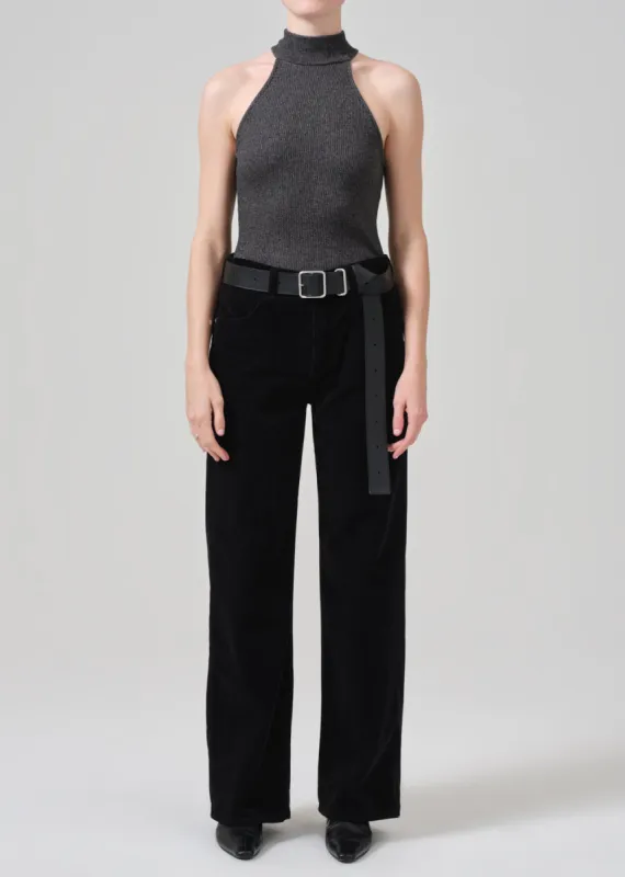 Annina High Rise Wide Leg 30" Corduroy in Black sold by Citizens Of Humanity