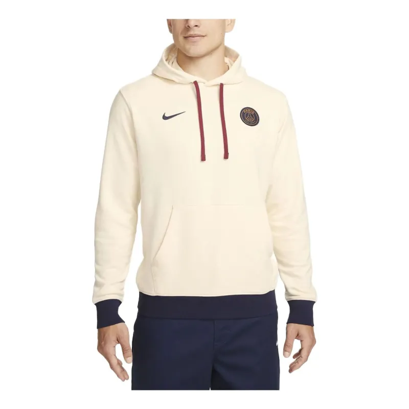 Nike Paris Saint-Germain Club Fleece Hoodie 'Beige' DV4963-113 sold by KicksCrew