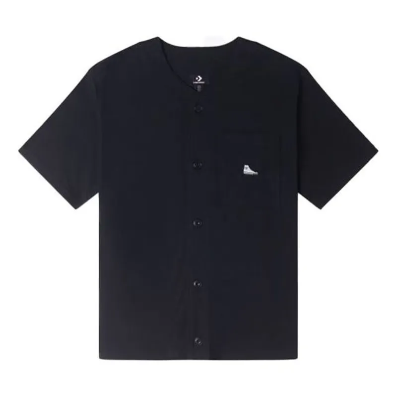 Converse Chuck Taylor Seasonal Shirt 'Black White' 10024736-A01 sold by KicksCrew