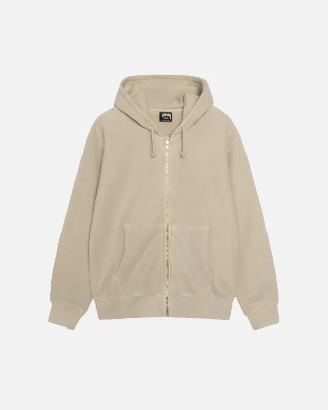 BUANA ZIP HOODIE PIGMENT DYED sold by Stussy