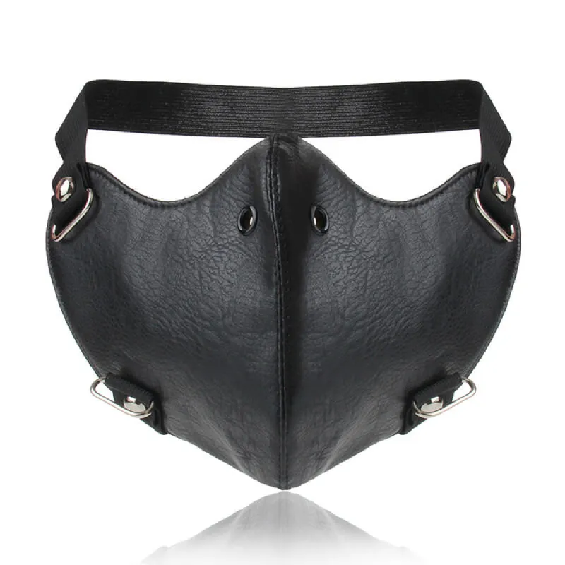 Punk Style Leather Half Facemask sold by GTHIC