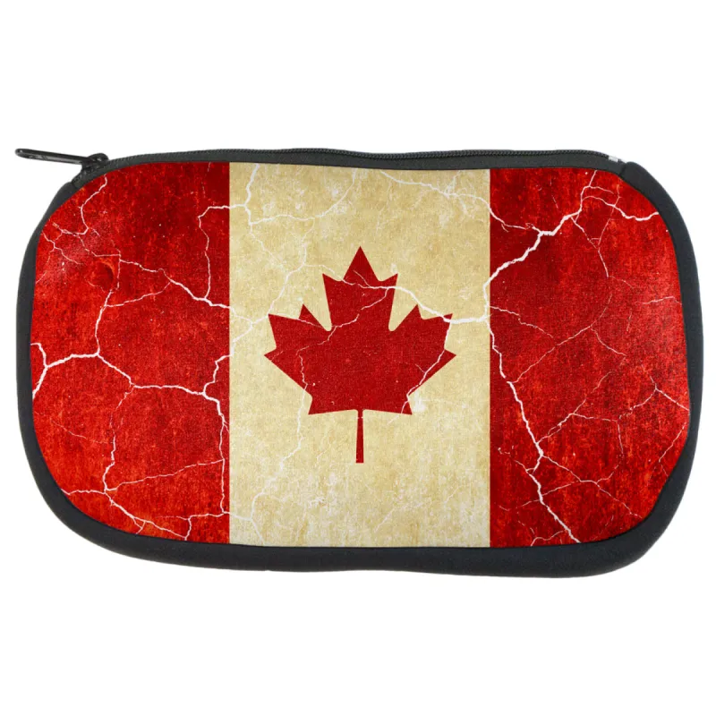 Canadian Flag Grunge Distressed Travel Bag sold by Old Glory