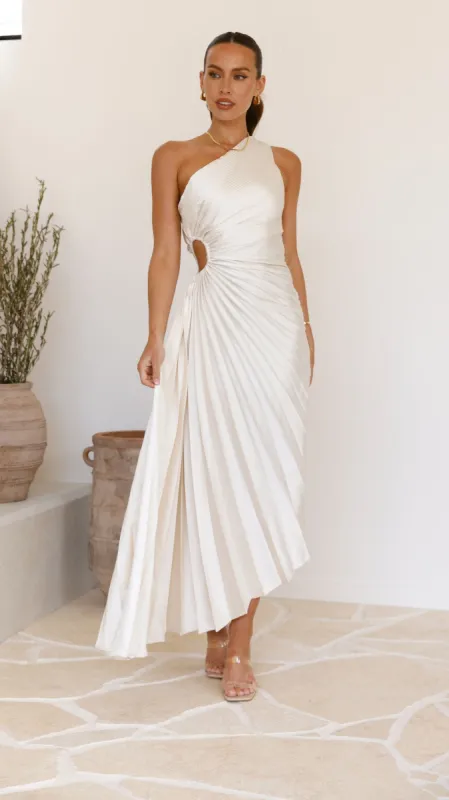 Olivia Maxi Dress - Champagne sold by Billy J