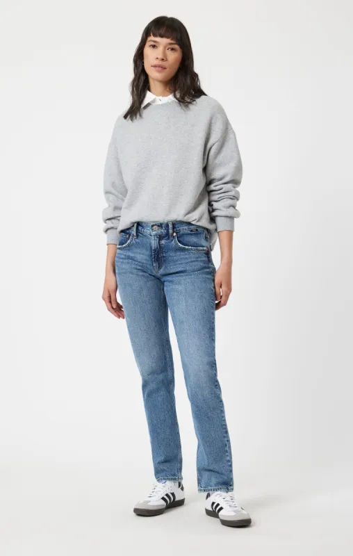 MIRELLA STRAIGHT LEG IN MID BRUSHED CLASSIC BLUE sold by Mavi