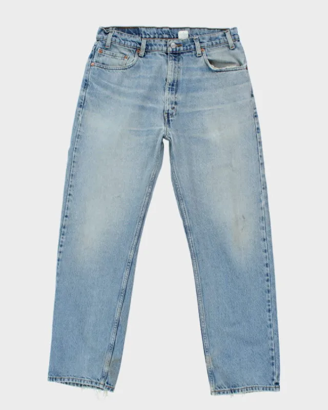 Vintage Levi's 505 Light Wash Jeans - W36 L30 sold by Rokit