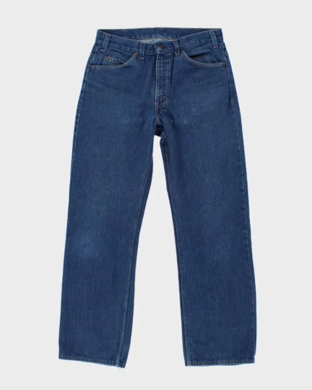 Vintage 90s Straight Leg Dark Wash Denim Jeans - W30 L29 sold by Rokit