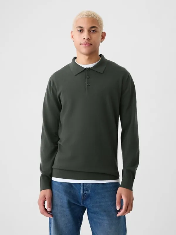 Merino Polo Sweater sold by GAP
