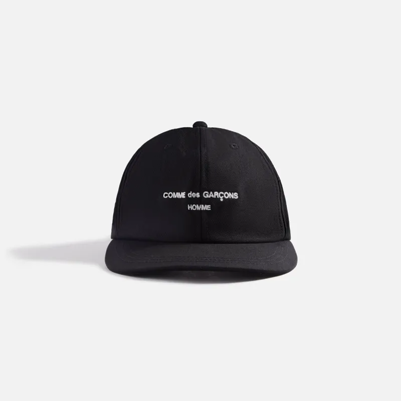 CDG Homme Cotton Serge Cap - Black sold by Kith