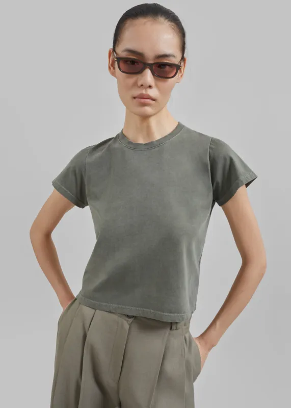 Dollie Tee - Khaki sold by Frankie Shop
