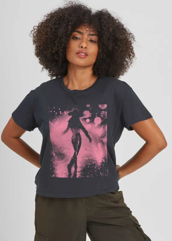 Disco Cowgirl Black Classic Tee sold by Girl Dangerous